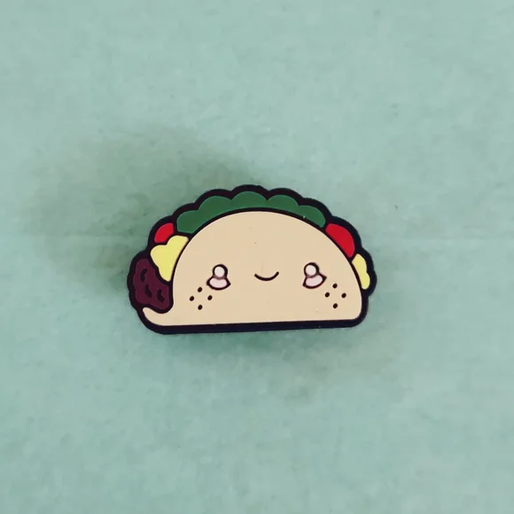 Taco croc charm on sale